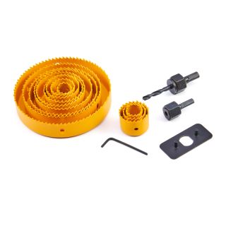 Hole Saw Set, 16 Pieces