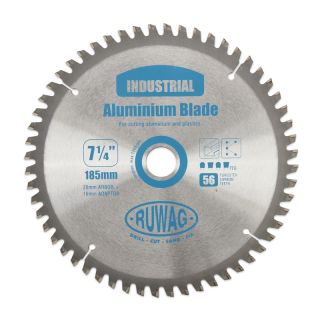 Circular Saw Aluminium Blade, TCT, 56T, 185mm x 20mm Bore