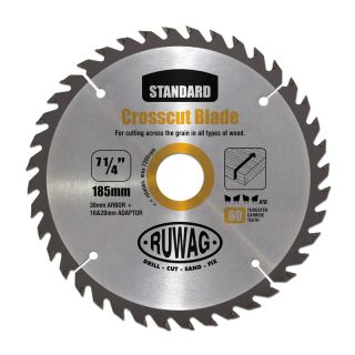 Circular Saw Crosscut Blade, TCT, 60T, 185mm