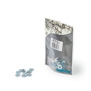 Flat Washers, Pop Rivet, M4 x 12mm, 40 Pieces