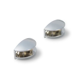 Glass Shelf Clamps, 2 Pieces