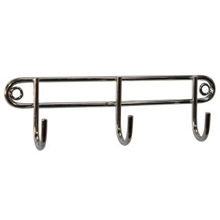 3 Hook Utility Rack, Stainless Steel