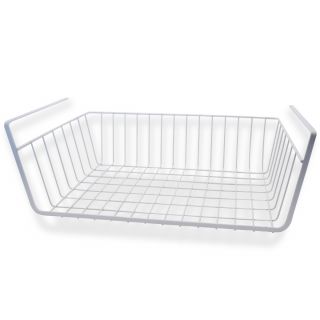 Basket, White, Undershelf