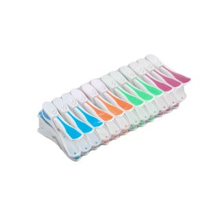 Clothes Pegs, Plastic, 24 Pieces