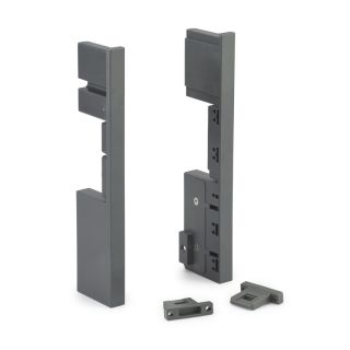 Starbox Slim Drawer Front Ends, Grey, H171mm, 1 Pair