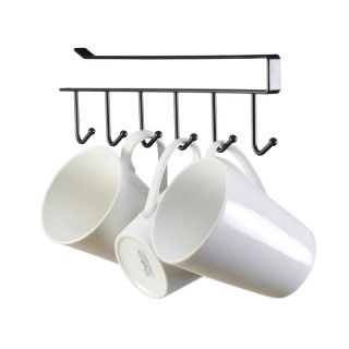 Mug Holder, 6 Hook, Black