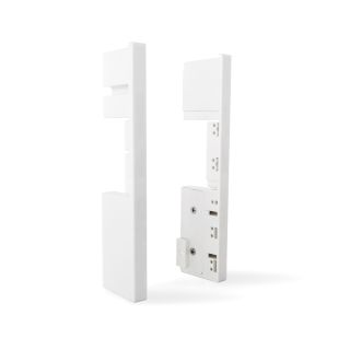 Starbox Slim Drawer Front Ends, White, H171mm, 1 Pair