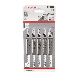 Jigsaw Blades, Bosch, T101D, 5 Pieces