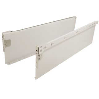 Metal Drawer Side, 500mm, H150, White, 25kg Capacity, 2 Pieces