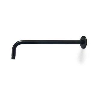 Shower Arm, Round, Black, 350mm