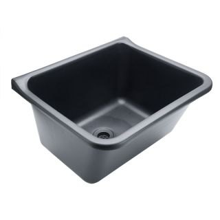 Washtrough, Plastic, Black, 40 Litres