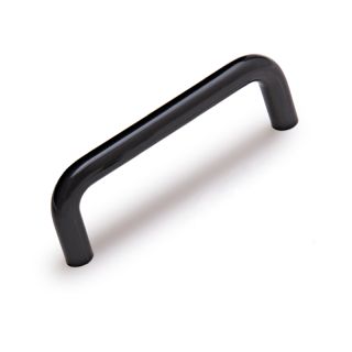 Thin Dee Handle, Plastic, Black, 96mm