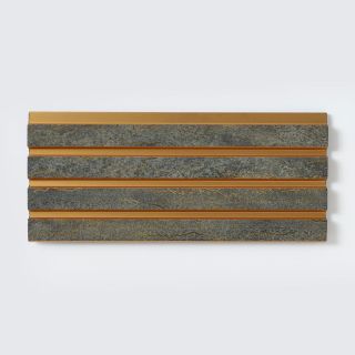 Cladding Panel, Gold Pattern, 2900mm x 120mm