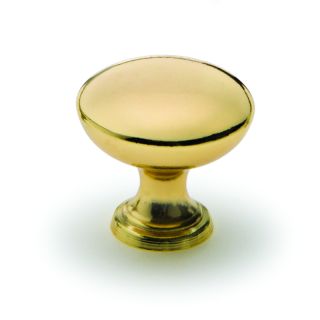 Knob, Brass Plated, 30mm
