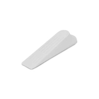Door Wedge, White, Plastic, 5 Pieces