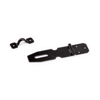 Hasp & Staple, Black, 75mm