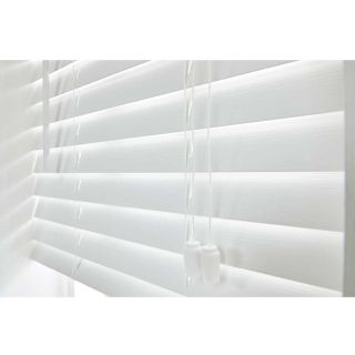 50mm x 1000mm x 1600mm, White, Fauxwood Venetian Blind