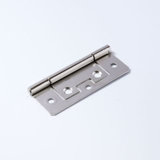 Flush Hinge, Nickel Plated, 100mm