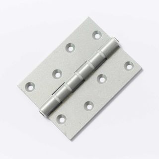 Butt Hinge, Grey, Aluminium, 100mm