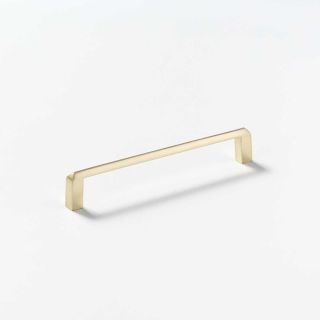 Anfield Handle, Brushed Gold, 128mm