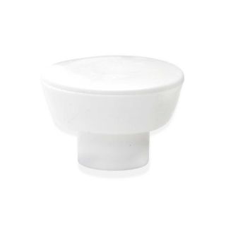 Cone Knob, Plastic, White, 40mm