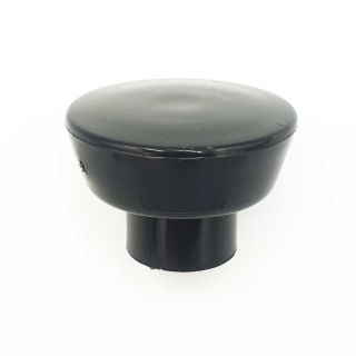Cone Knob, Plastic, Black, 40mm