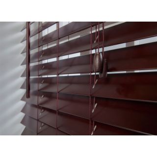50mm x 1000mm x 1000mm, Mahogany, Durawood Venetian Blind